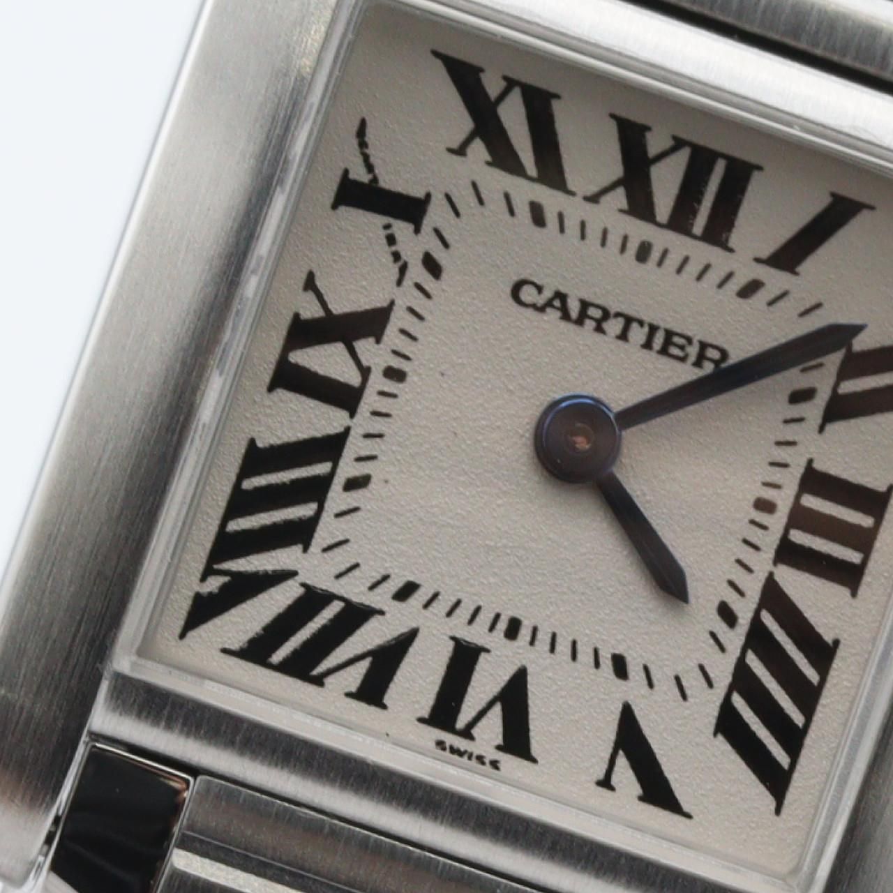 Cartier Tank Francaise SM SS Quartz Watch — view 7