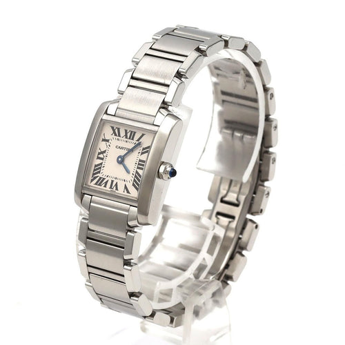 Cartier Tank Francaise SM SS Quartz Watch — view 2