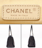 Chanel Chain Shoulder Bag Gold Deauville Line — view 4