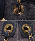 Chanel Chain Shoulder Bag Gold Deauville Line — view 7