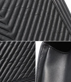Chanel Chain Shoulder Bag Silver Lambskin Boy Stitch — view 7