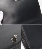 Chanel Chain Shoulder Bag Silver Lambskin Boy Stitch — view 8