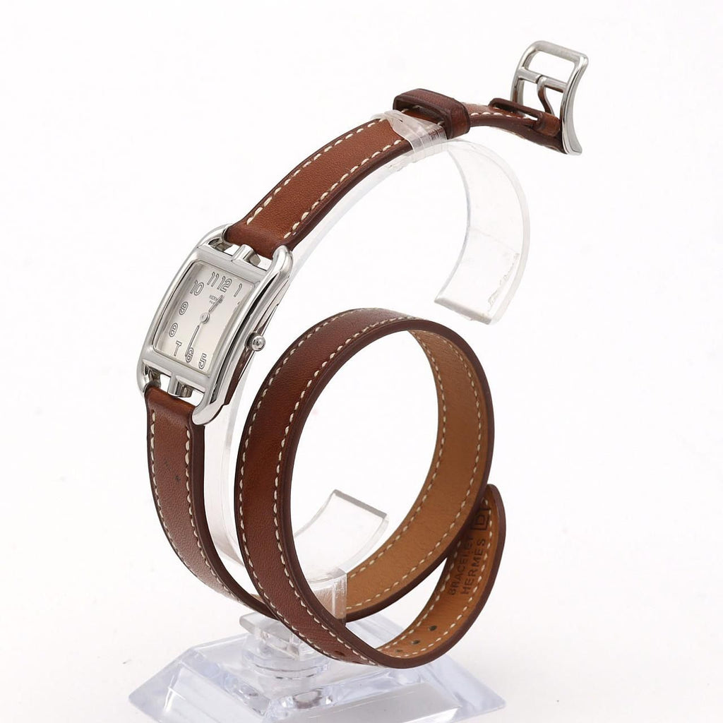 Hermes Capecod Double Tour SS Quartz Watch — view 2