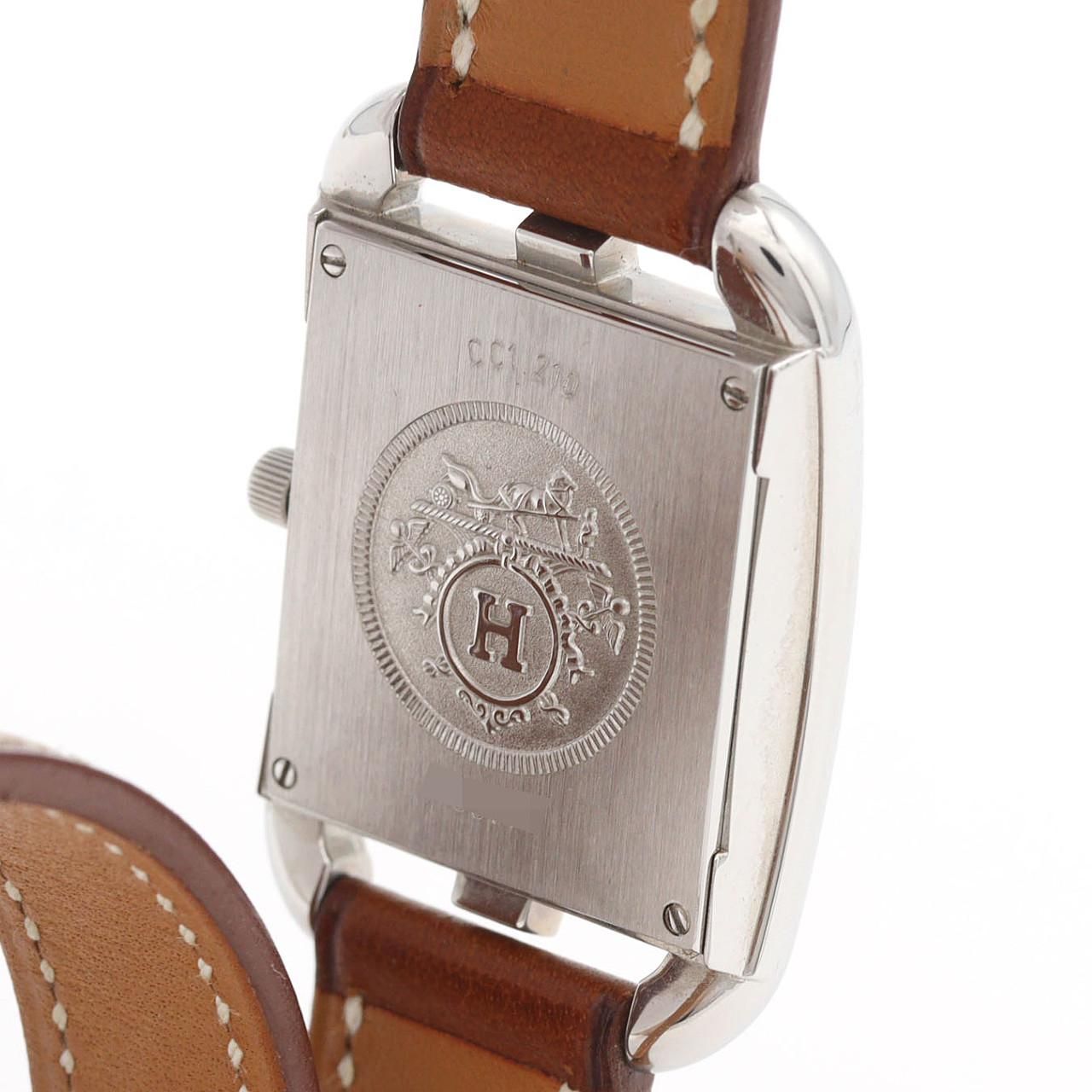Hermes Capecod Double Tour SS Quartz Watch — view 5