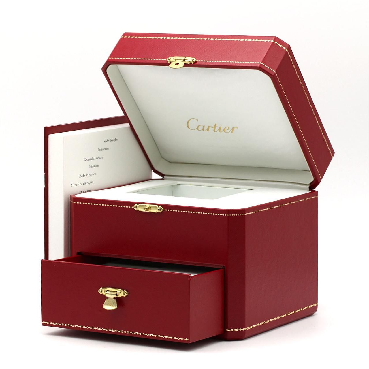 Cartier Baron Blanc PG RG Quartz Watch — view 8