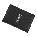 Saint Laurent Paris Bifold Wallet Stitch Compact Leather Black