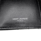 Saint Laurent Paris Bifold Wallet Stitch Compact Leather Black — view 8