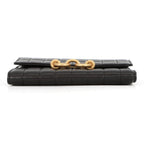 Saint Laurent Paris Chain Wallet le Maillon Lambskin Black Shoulder — view 3