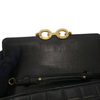 Saint Laurent Paris Chain Wallet le Maillon Lambskin Black Shoulder — view 8