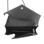 Saint Laurent Paris Chain Wallet Cassandra Leather Black Shoulder — view 5
