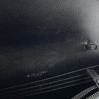 Saint Laurent Paris Chain Wallet Cassandra Leather Black Shoulder — view 8