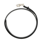 Chanel Belt CC Logo Rhinestone 70 23 B Black — view 3