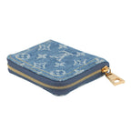 Louis Vuitton Coin Case Monogram Denim Zippy Purse — view 2