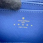 Louis Vuitton Coin Case Monogram Denim Zippy Purse — view 6