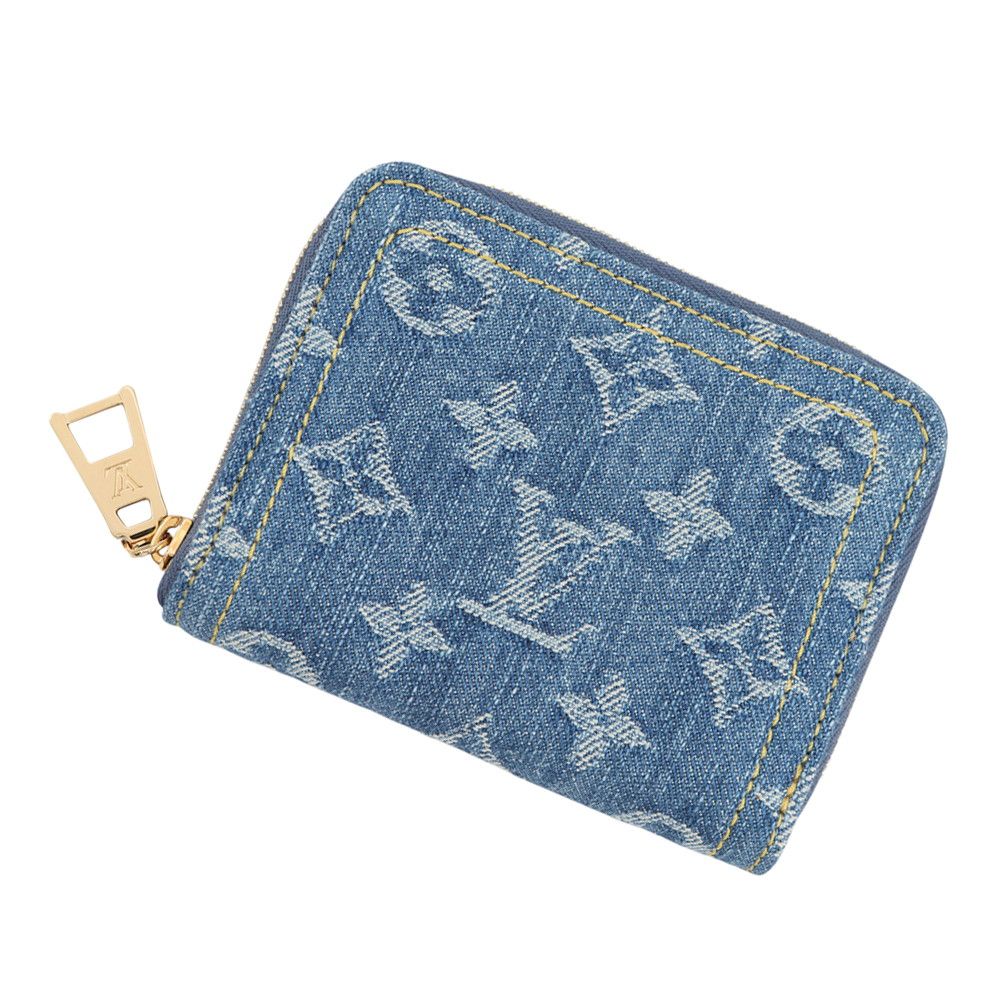 Louis Vuitton Coin Case Monogram Denim Zippy Purse