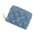 Louis Vuitton Coin Case Monogram Denim Zippy Purse
