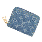 Louis Vuitton Coin Case Monogram Denim Zippy Purse