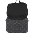 Louis Vuitton Shoulder Bag Monogram Eclipse Steamer Messenger Black — view 5
