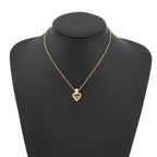 Dior Necklace Logo Metal Rhinestone — view 4