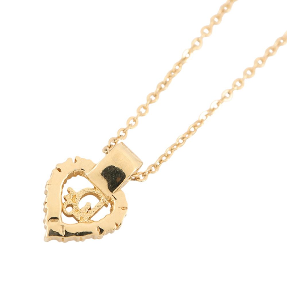 Dior Necklace Logo Metal Rhinestone — view 3