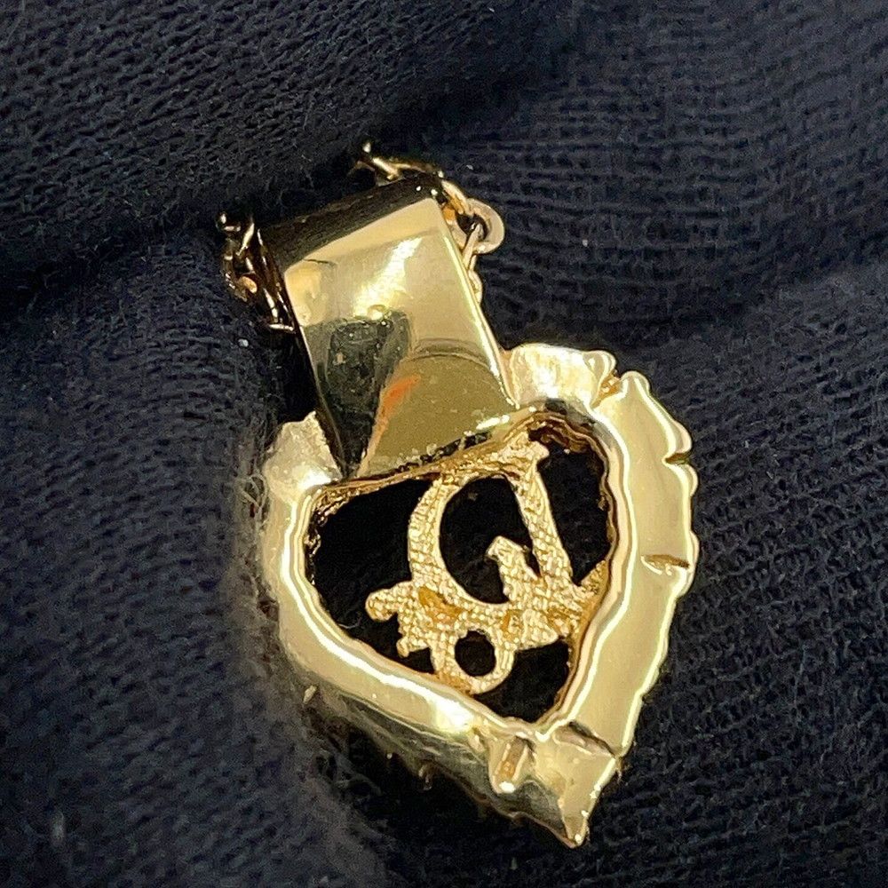 Dior Necklace Logo Metal Rhinestone — view 9