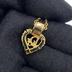 Dior Necklace Logo Metal Rhinestone — view 8
