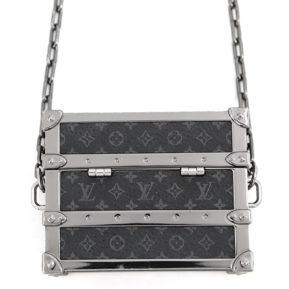 Louis Vuitton Earphones Case Monogram Reverse Airpods Pro Trunk Box Eclipse — view 3