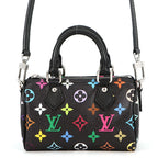 Louis Vuitton Handbag Monogram Multicolor LV TM Nano Speedy 2-Way Takashi