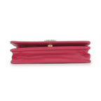 Chanel Chain Wallet Boy CC Logo Caviar Leather Shoulder — view 3