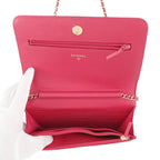 Chanel Chain Wallet Boy CC Logo Caviar Leather Shoulder — view 6