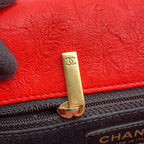 Chanel Chain Shoulder Bag Blanc Stitch CC Logo Leather — view 8