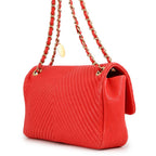 Chanel Chain Shoulder Bag Blanc Stitch CC Logo Leather — view 2