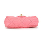 Chanel Chain Shoulder Bag Quilted CC Logo Leather — view 3