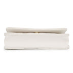 Chanel Chain Wallet Cruise Line Quilted CC Logo Caviar Leather White Shoulder — view 3