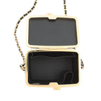 Chanel Chain Shoulder Bag CC Logo Quilted Vanity Lambskin Black — view 5