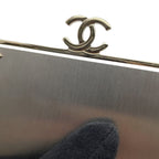 Chanel Chain Shoulder Bag CC Logo Quilted Vanity Lambskin Black — view 6