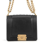 Chanel Chain Shoulder Bag Boy Black