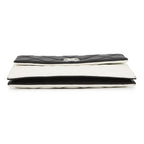 Chanel Chain Wallet Quilted CC Logo Double Face Lambskin Black Shoulder — view 3