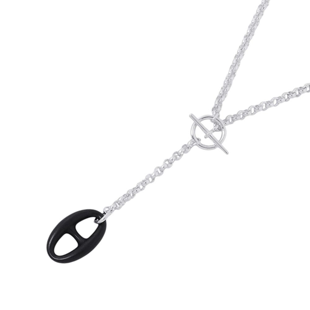 Hermes Necklace Chaine D'ancre Buffalo Horn