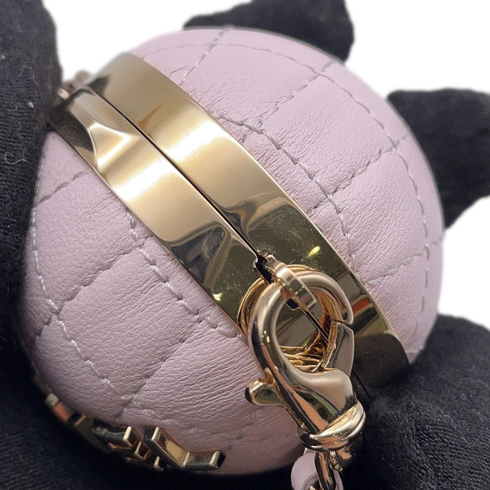 Chanel Bag Charm Mini Logo Lambskin — view 7