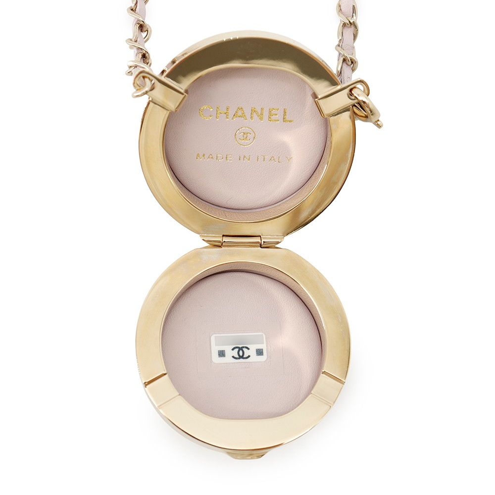 Chanel Bag Charm Mini Logo Lambskin — view 5