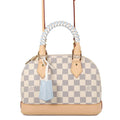 Louis Vuitton Handbag Damier Azur Alma BB Bag Lace Up Handle