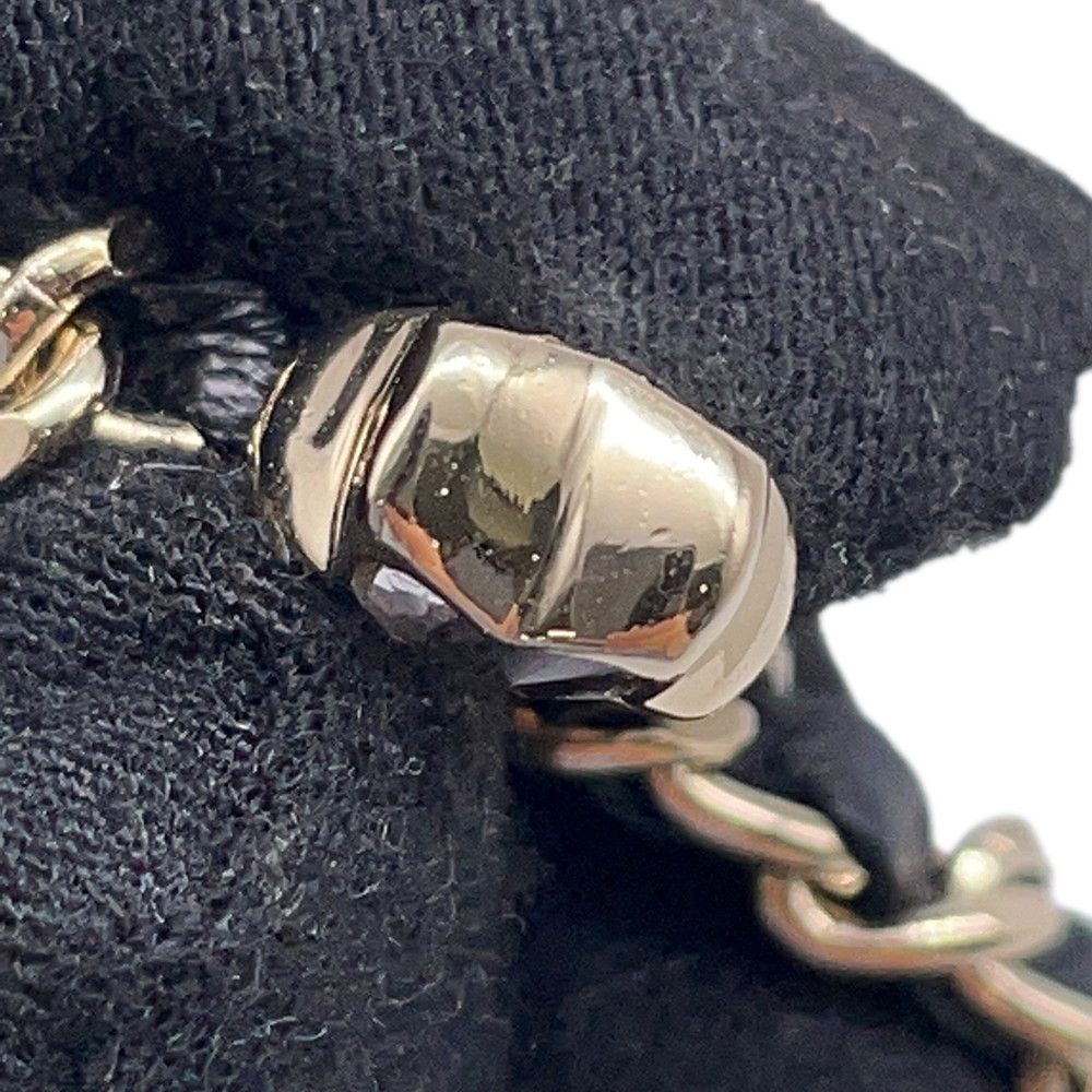 Chanel Necklace CC Logo Charm Rhinestone Faux Pearl B Choker — view 8
