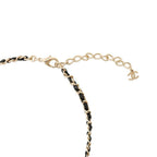 Chanel Necklace CC Logo Charm Rhinestone Faux Pearl B Choker — view 5