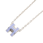 Hermes Necklace Mini Pop Lila Silver Hpop