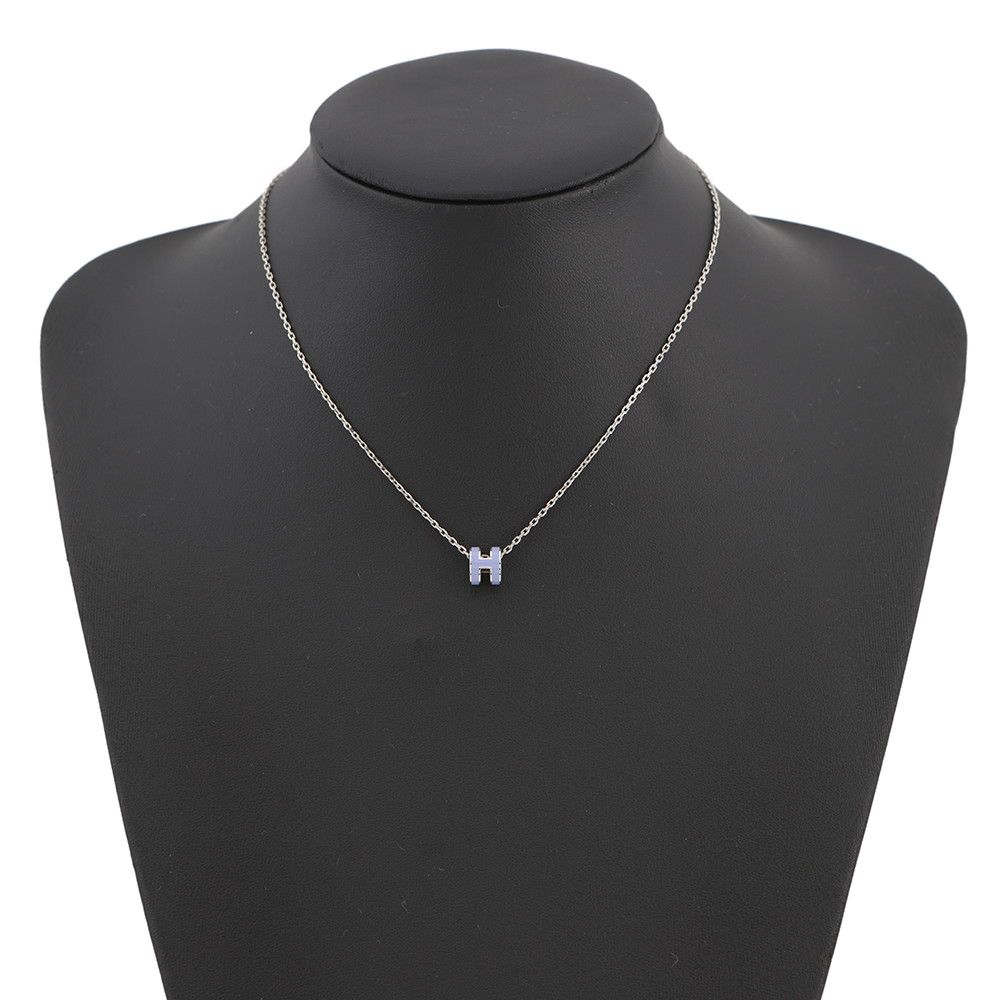 Hermes Necklace Mini Pop Lila Silver Hpop — view 4