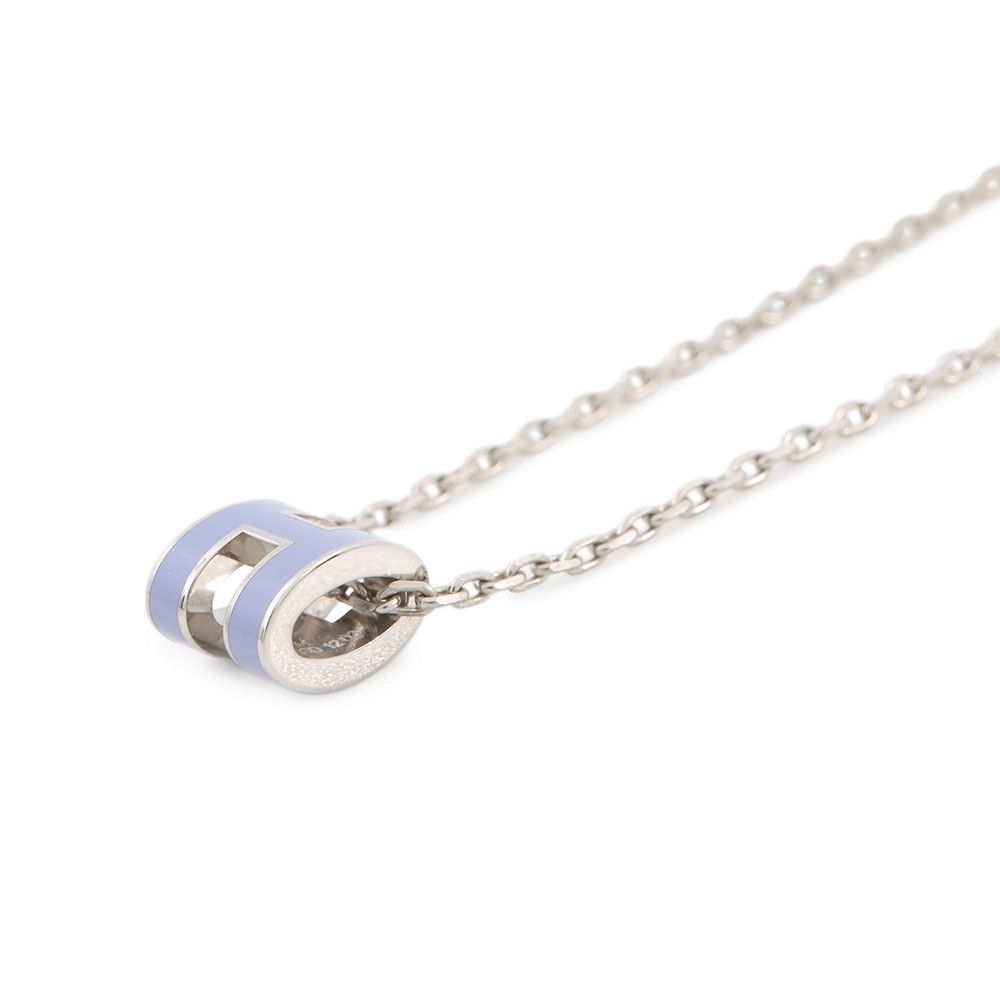 Hermes Necklace Mini Pop Lila Silver Hpop — view 2