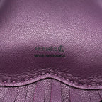 Hermes Bag Charm Petit Ash Tiger Anemone Lambskin — view 8
