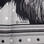 Hermes Scarf Carre 65 Grrrrr! Bandana Cashmere Silk — view 4