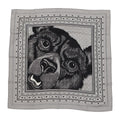 Hermes Scarf Carre 65 Grrrrr! Bandana Cashmere Silk